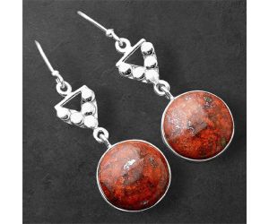 Sonora Sunrise - Cuprite Blood Earrings SDE86226 E-1094, 15x15 mm