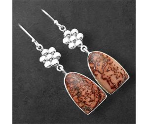 Indian Paint Gemstone Earrings SDE86233 E-1094, 11x18 mm