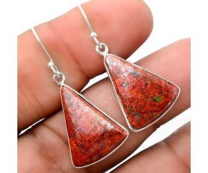 Sonora Sunrise - Cuprite Blood Earrings SDE86245 E-1001, 17x22 mm