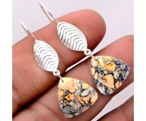 Maligano Jasper Earrings SDE86320 E-1203, 16x16 mm