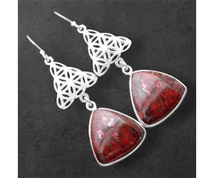 Sonora Sunrise - Cuprite Blood Earrings SDE86338 E-1108, 17x17 mm