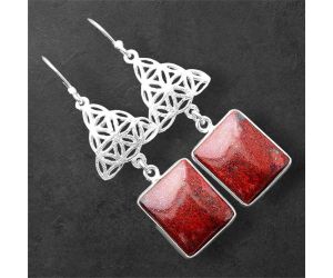 Sonora Sunrise - Cuprite Blood Earrings SDE86347 E-1108, 13x15 mm