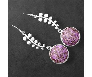 Purpurite Earrings SDE86385 E-1238, 14x14 mm