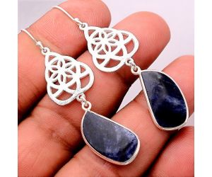 Sodalite Earrings SDE86403 E-1108, 11x21 mm