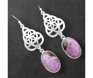 Purpurite Earrings SDE86404 E-1108, 12x17 mm