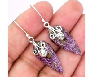 Purpurite Earrings SDE86467 E-1137, 12x26 mm