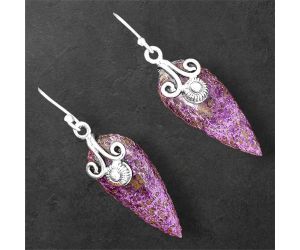 Purpurite Earrings SDE86467 E-1137, 12x26 mm