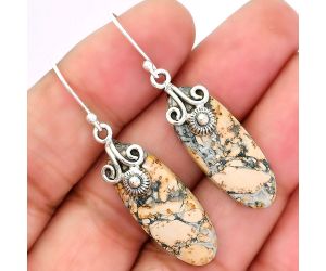 Maligano Jasper Earrings SDE86468 E-1137, 11x27 mm