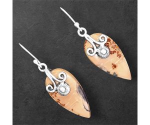 Maligano Jasper Earrings SDE86478 E-1137, 12x24 mm