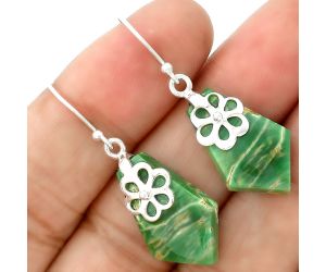 Australian Variscite Earrings SDE86487 E-1137, 14x21 mm