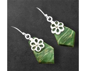 Australian Variscite Earrings SDE86487 E-1137, 14x21 mm