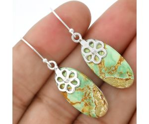 Australian Variscite Earrings SDE86488 E-1137, 11x24 mm