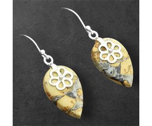 Maligano Jasper Earrings SDE86492 E-1137, 13x21 mm