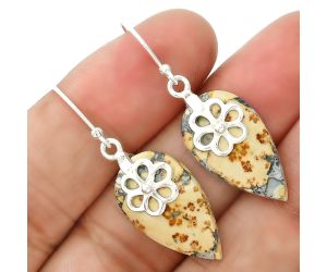 Maligano Jasper Earrings SDE86509 E-1137, 12x22 mm