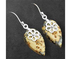 Maligano Jasper Earrings SDE86509 E-1137, 12x22 mm