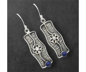 Lapis Lazuli Earrings SDE86567 E-1179, 4x4 mm