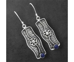 Lapis Lazuli Earrings SDE86576 E-1179, 4x4 mm