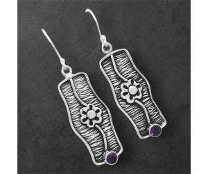 Amethyst Earrings SDE86578 E-1179, 4x4 mm