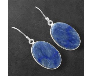 Dumortierite Quartz Earrings SDE86595 E-1001, 14x21 mm