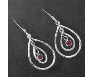 Natural Multi Tourmaline Earrings SDE86660 E-1043, 4x4 mm