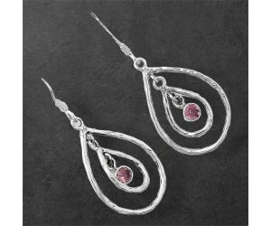 Natural Multi Tourmaline Earrings SDE86679 E-1043, 4x4 mm