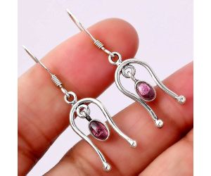 Natural Multi Tourmaline Earrings SDE86699 E-1041, 4x6 mm