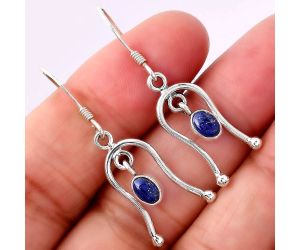 Lapis Lazuli Earrings SDE86703 E-1041, 4x6 mm