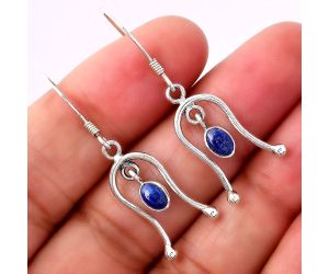 Lapis Lazuli Earrings SDE86705 E-1041, 4x6 mm