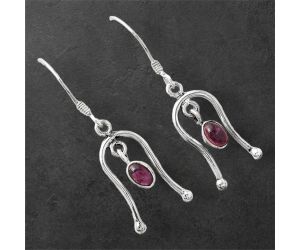 Natural Multi Tourmaline Earrings SDE86711 E-1041, 4x6 mm