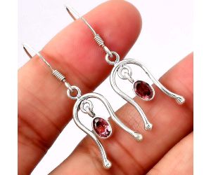 Hessonite Garnet Earrings SDE86728 E-1041, 4x6 mm