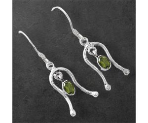 Natural Multi Tourmaline Earrings SDE86730 E-1041, 4x6 mm