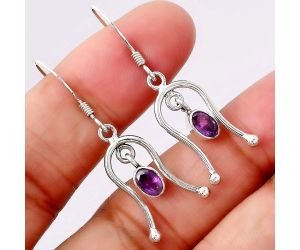 Amethyst Earrings SDE86731 E-1041, 4x6 mm