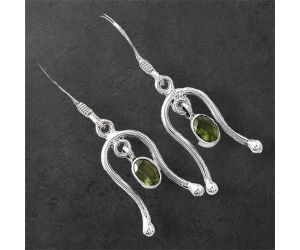 Natural Multi Tourmaline Earrings SDE86732 E-1041, 4x6 mm