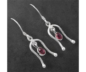 Natural Multi Tourmaline Earrings SDE86733 E-1041, 4x6 mm