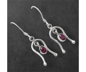 Natural Multi Tourmaline Earrings SDE86736 E-1041, 4x6 mm