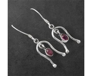 Natural Multi Tourmaline Earrings SDE86747 E-1041, 4x6 mm