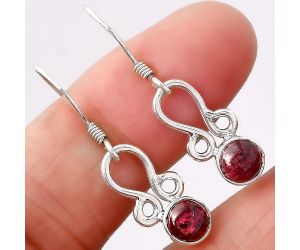 Natural Multi Tourmaline Earrings SDE86751 E-1044, 6x6 mm