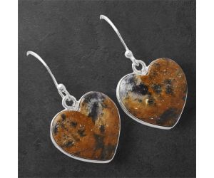 Indian Blanket Jasper Earrings SDE86766 E-1022, 16x17 mm