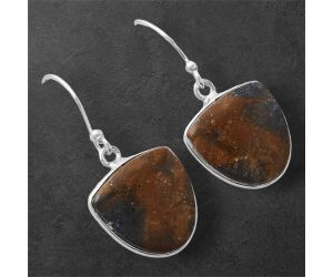 Indian Blanket Jasper Earrings SDE86774 E-1001, 15x15 mm