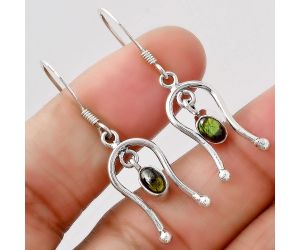 Natural Multi Tourmaline Earrings SDE86790 E-1041, 4x6 mm