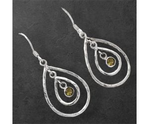 Natural Multi Tourmaline Earrings SDE86793 E-1043, 4x4 mm