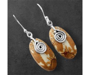 Maligano Jasper Earrings SDE86801 E-1137, 12x22 mm