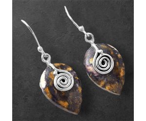 Indian Blanket Jasper Earrings SDE86810 E-1137, 14x20 mm