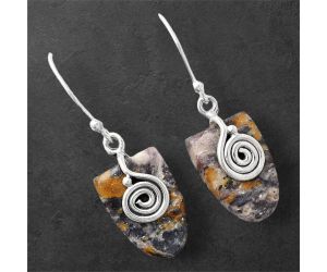 Indian Blanket Jasper Earrings SDE86814 E-1137, 12x17 mm