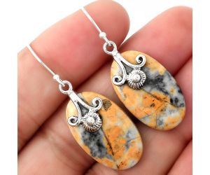 Maligano Jasper Earrings SDE86817 E-1137, 15x25 mm