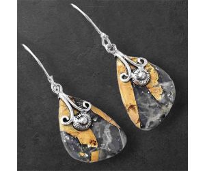 Maligano Jasper Earrings SDE86835 E-1137, 16x22 mm