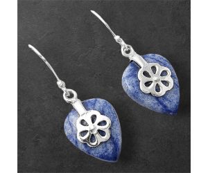 Dumortierite Quartz Earrings SDE86898 E-1137, 13x17 mm