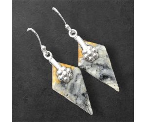 Maligano Jasper Earrings SDE86921 E-1137, 14x27 mm