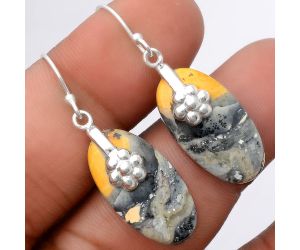 Maligano Jasper Earrings SDE86929 E-1137, 12x23 mm