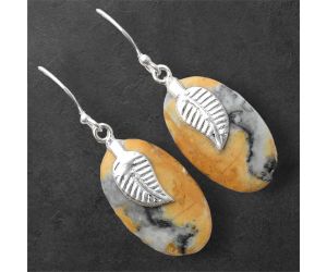 Maligano Jasper Earrings SDE86951 E-1137, 14x24 mm